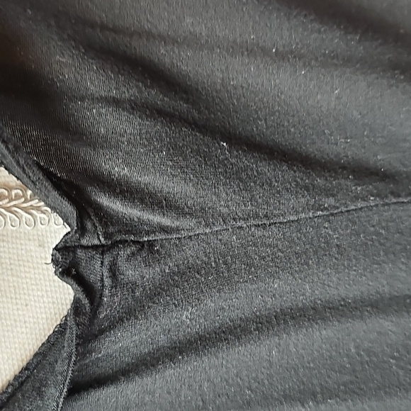 MICHAEL MICHAEL KORS BLACK PLEATED SHORT FLUTTER SLEEVE PULLOVER TOP - Picture 4 of 9